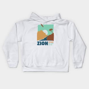 Utah Zion National Park Kids Hoodie